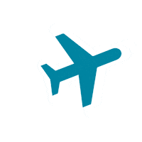 Travelcosk fly plane aircraft travelco Sticker