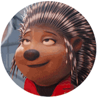Buster Moon Wow Sticker by Sing Movie