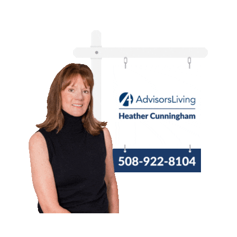 advisorslivingrealestate giphyupload heather cunningham Sticker