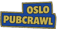 Oslo Pubcrawl Sticker by Rock City Brewing
