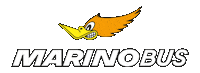 MarinoBus summer travel trip bus Sticker
