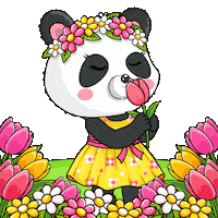 Flower Sticker by PandaPals