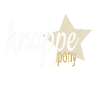 LuzenteFotografie pony transparency stout goud Sticker