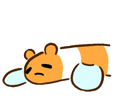 Tired Sticker