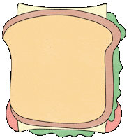 Sandwich Brot Sticker