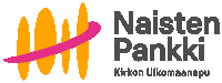 naistenpankki logo np vapaaehtoistyö naistenpankki Sticker