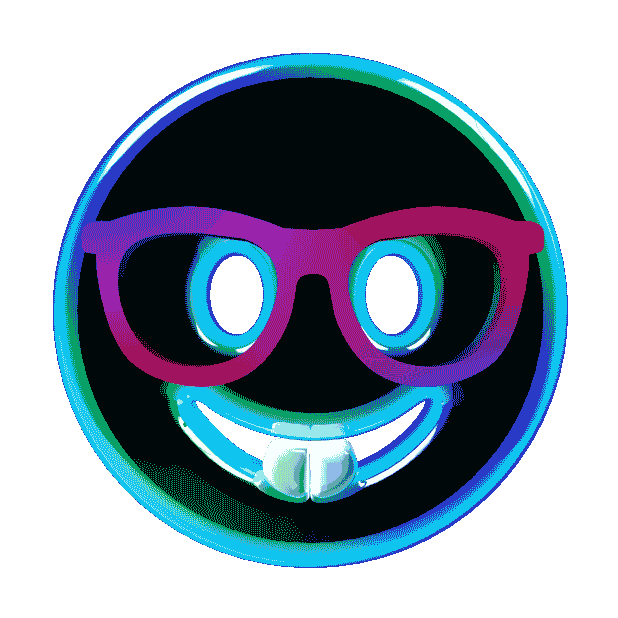 nerd emoji Sticker by VALERIS