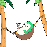 Beach Chilling Sticker by Abster