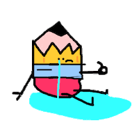 Sad Artist Sticker