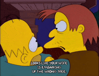 scared homer simpson GIF