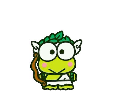 starfruitgif sanrio keroppi Sticker