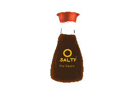 angry soy sauce Sticker