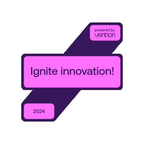 ventionteams invention innovate invent vention Sticker