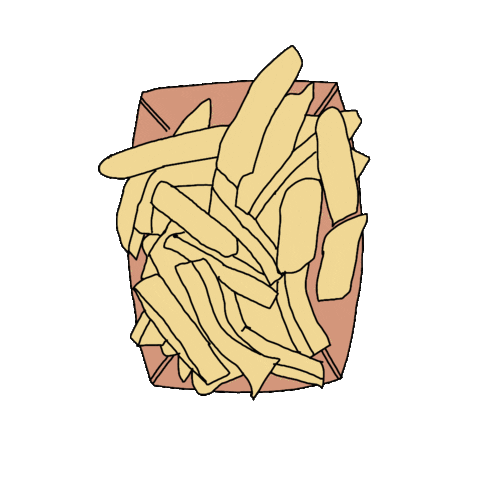 Meinesvenja Chili Fries Sticker by Waltermedia