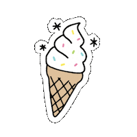 Ice Cream Nieve Sticker by Hellomatina