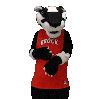 mascot taunt Sticker by Brock University