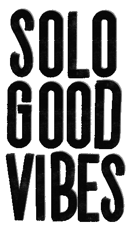 Black And White Lettering Sticker