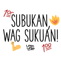 Laban Try And Try Sticker by Linya-Linya