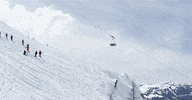 Ski Mountains GIF by Glacier 3000
