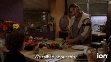 We Talked About This