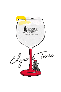 Cocktail Gin Sticker by Edgar Sopper