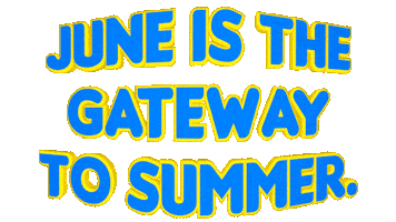 Summer June Sticker by OpticalArtInc.