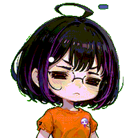 Trouble Komaru Sticker