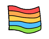 Gay Pride Sticker by Sam Leighton-Dore