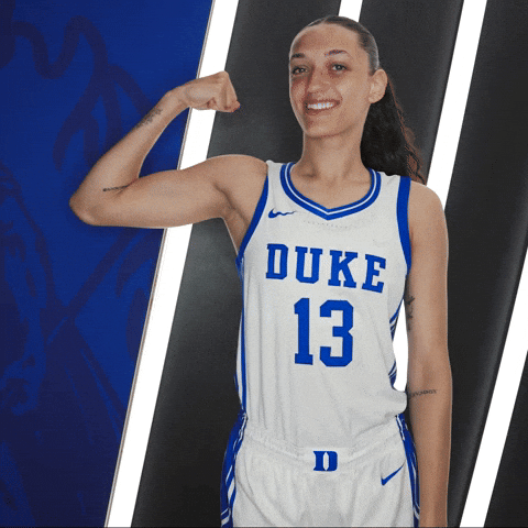 Flex Bluedevils GIF by Duke Women's Basketball