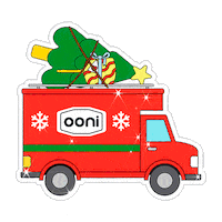 Pizza Oven Christmas Sticker by Ooni
