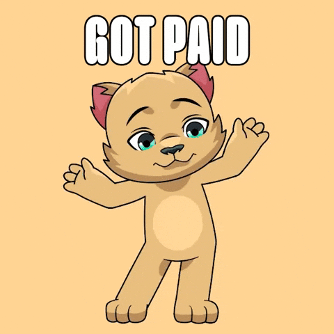 Vibing Pay Day GIF by Kabu