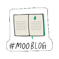 book blog Sticker by MOO