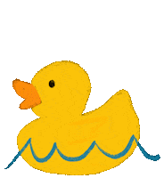Duck Bathtime Sticker
