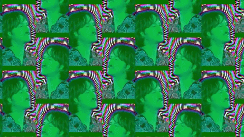 infinitycat giphygifmaker trippy psychedelic colorful GIF