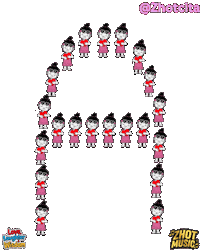 Type A Abc Sticker by Zhotcita
