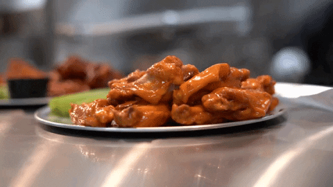 Chicken Wing GIF by Pluckers