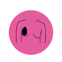 PerkyPear illustration pink brand boobs Sticker