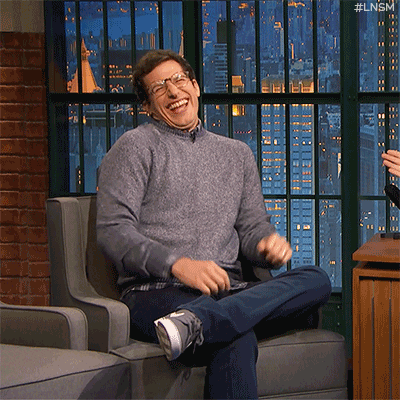 andy samberg nerd GIF by Late Night with Seth Meyers