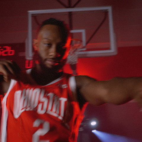 Basketball Point GIF by Ohio State Athletics