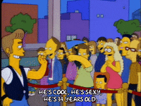 Waving Season 4 GIF by The Simpsons