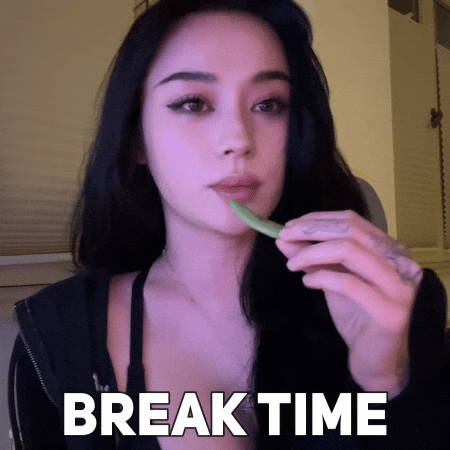 Cute Girl Eating GIF