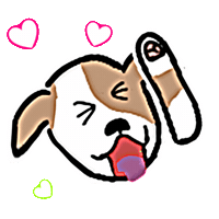 Dog Love Sticker