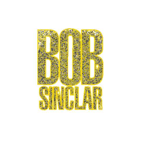 BobSinclar giphyupload music logo dj Sticker