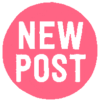 martineellis pink new post lettering doodle Sticker