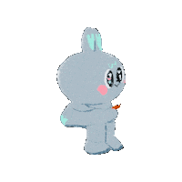 Bunny Win Sticker