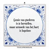 Hoop Hart GIF by Tegelspreuken.nl