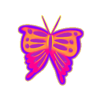 Fly Butterfly Sticker by icicestsympa
