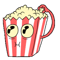 Film Popcorn Sticker by Santiagoz_Arts