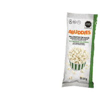 Snack Popcorn Sticker by 4Buddies