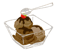 Ice Cream Eating Sticker